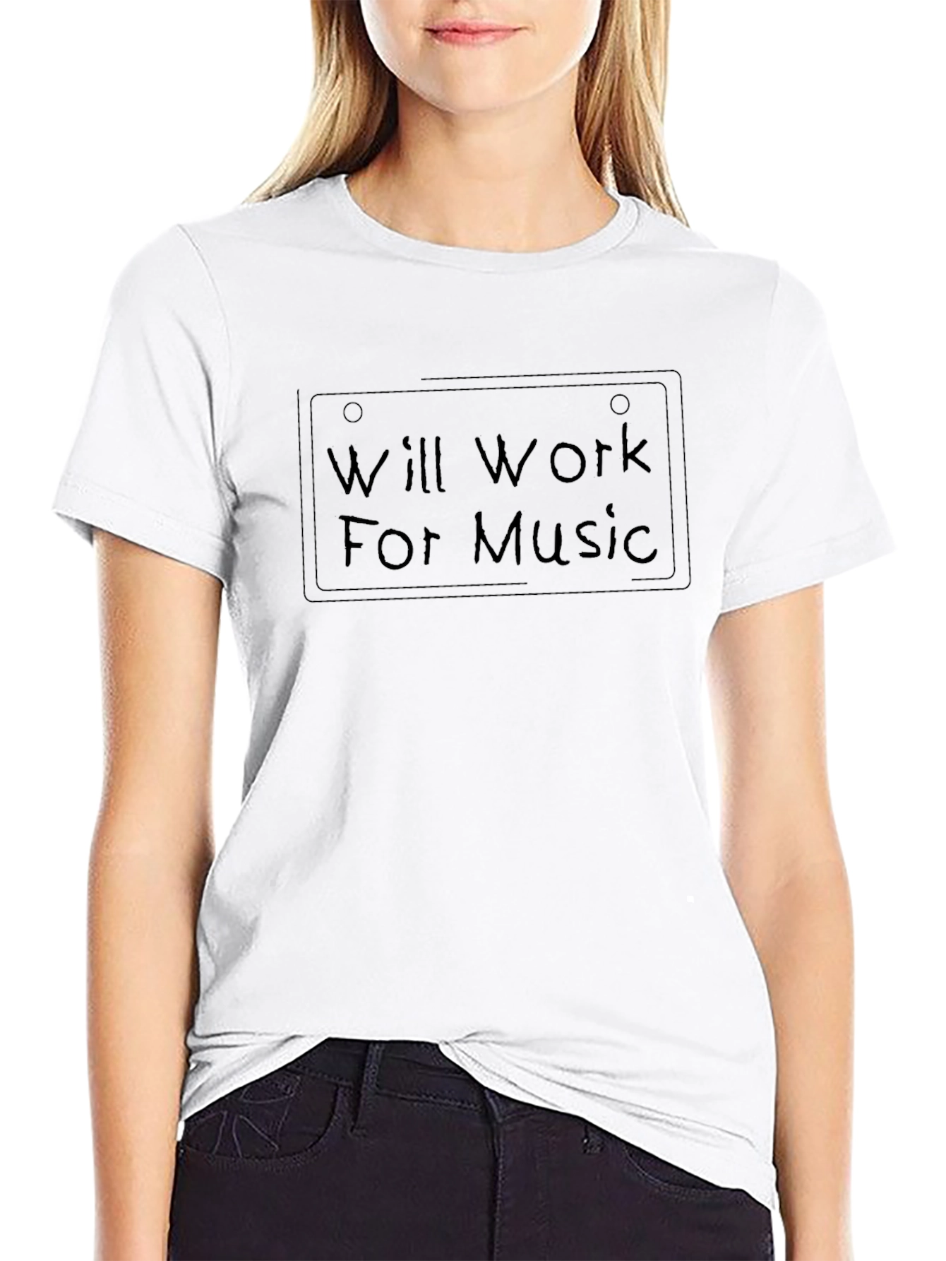 Will Work For Music T-Shirt