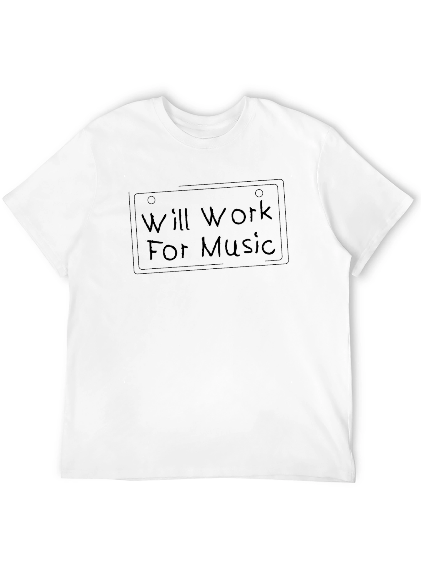 Will Work For Music T-Shirt