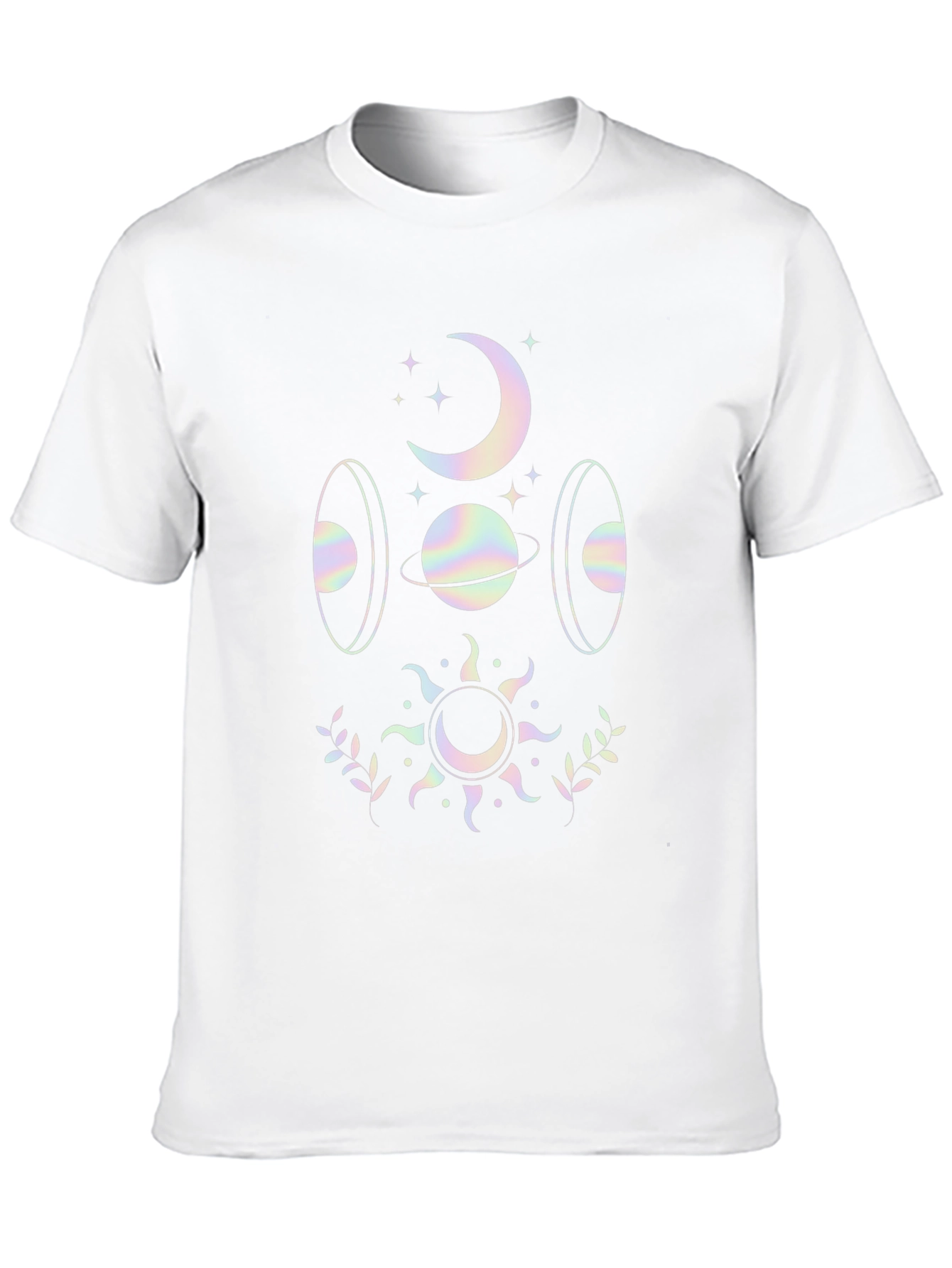 Celestial Graphic Tee - Moon Sun & Planets