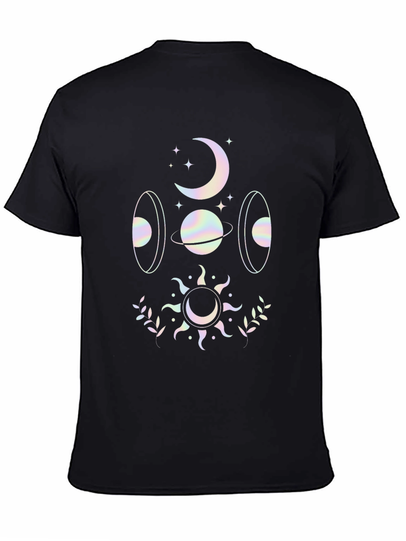 Celestial Graphic Tee - Moon Sun & Planets