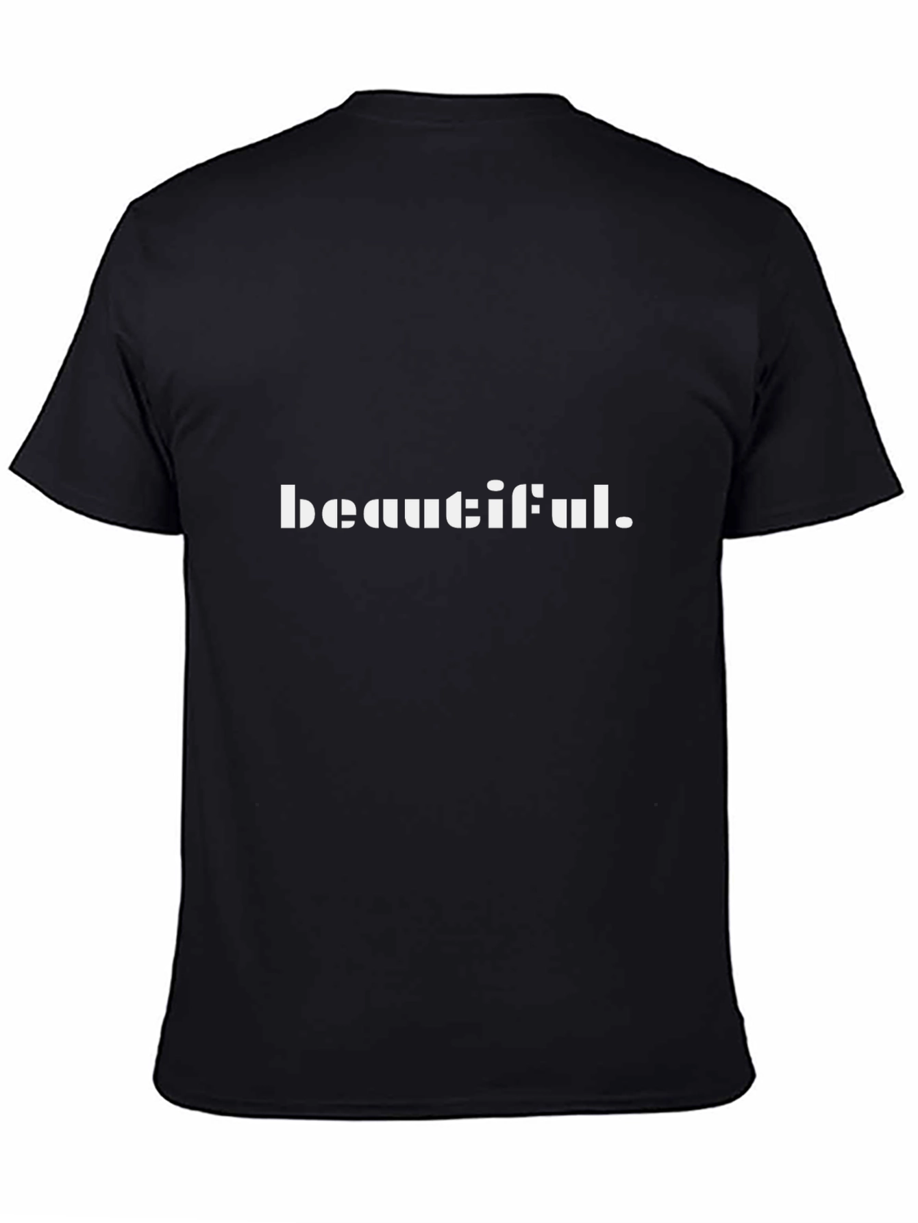 Beautiful Statement Black T-Shirt