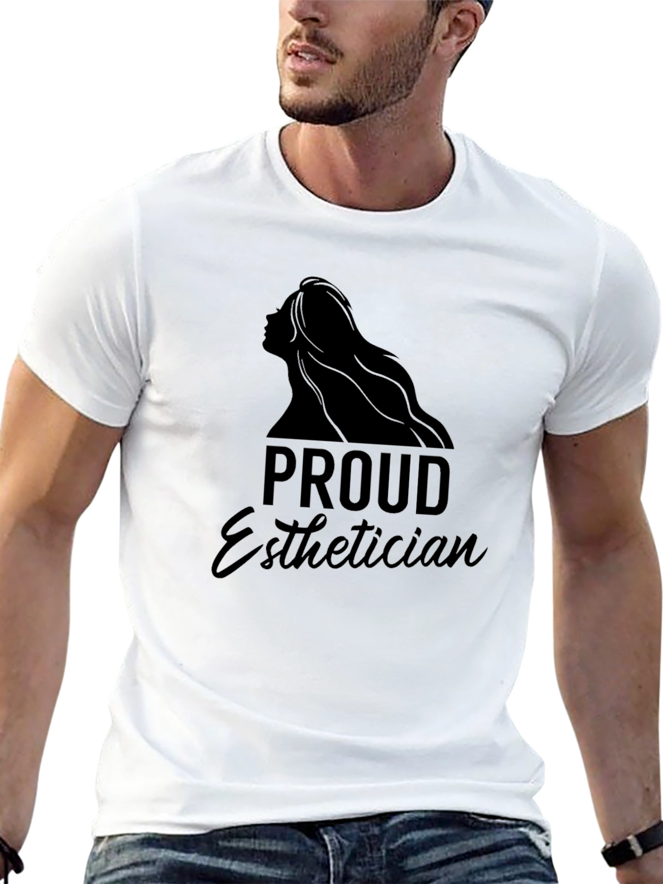 Proud Esthetician Black T-Shirt