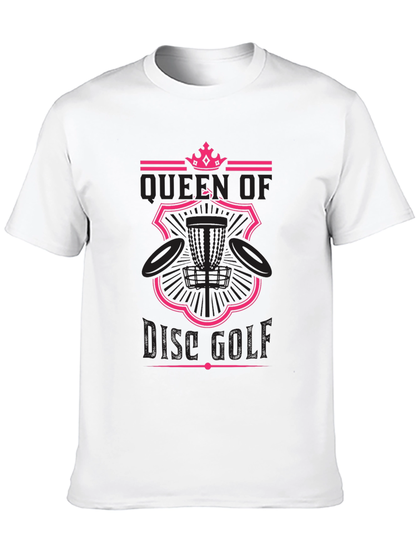 Queen of Disc Golf T-Shirt - Black