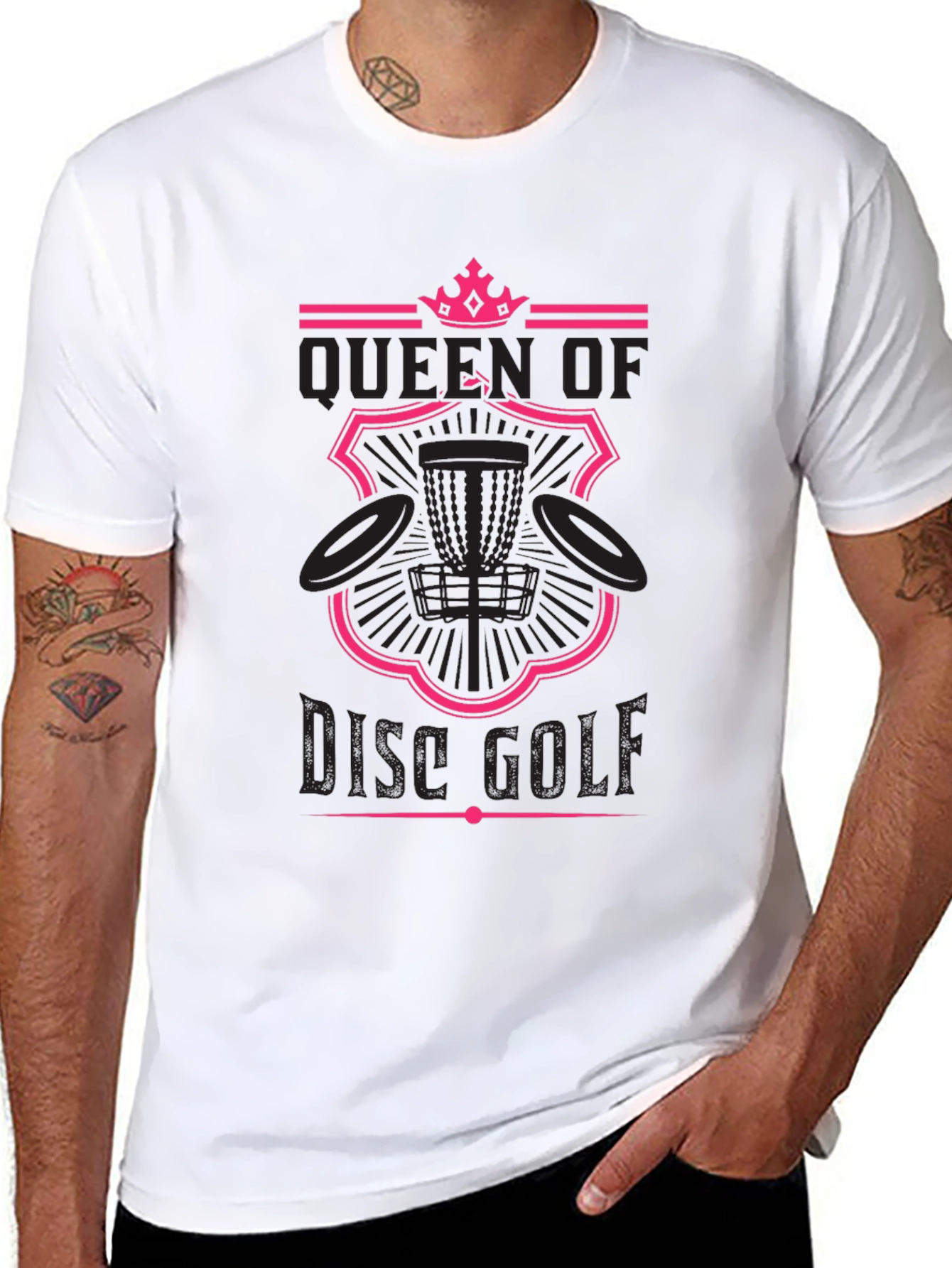 Queen of Disc Golf T-Shirt - Black