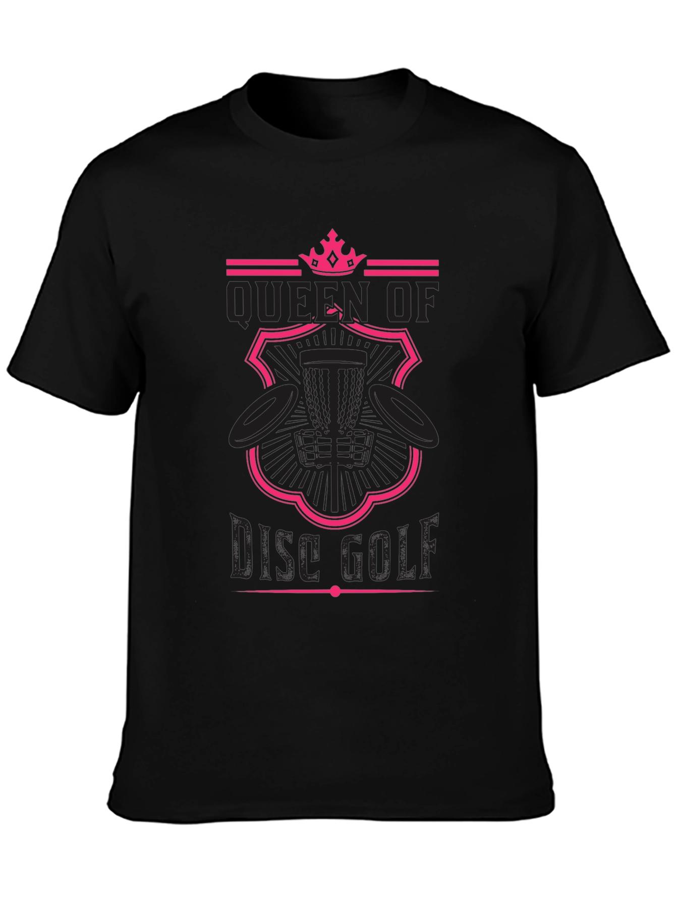 Queen of Disc Golf T-Shirt - Black
