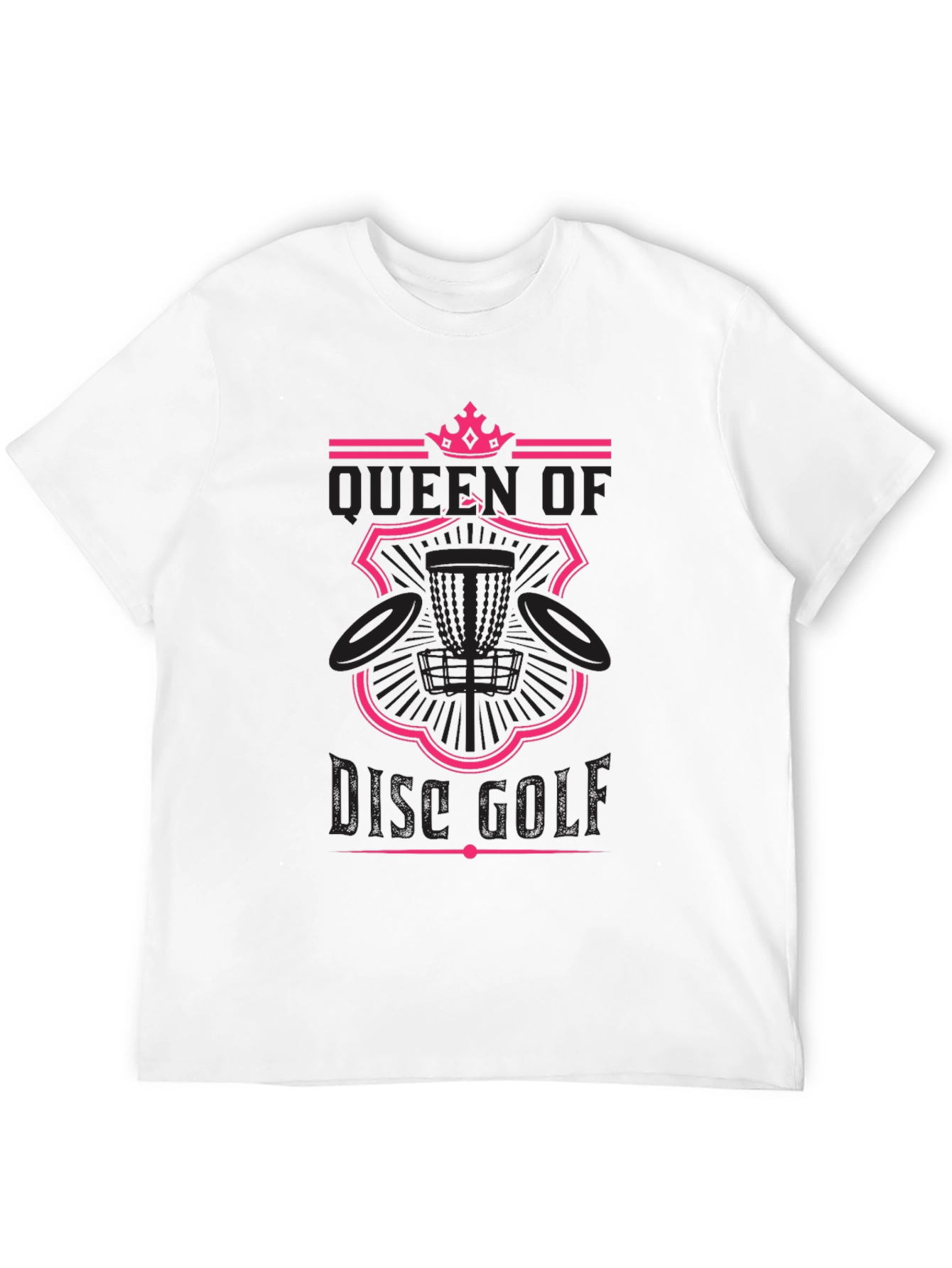 Queen of Disc Golf T-Shirt - Black