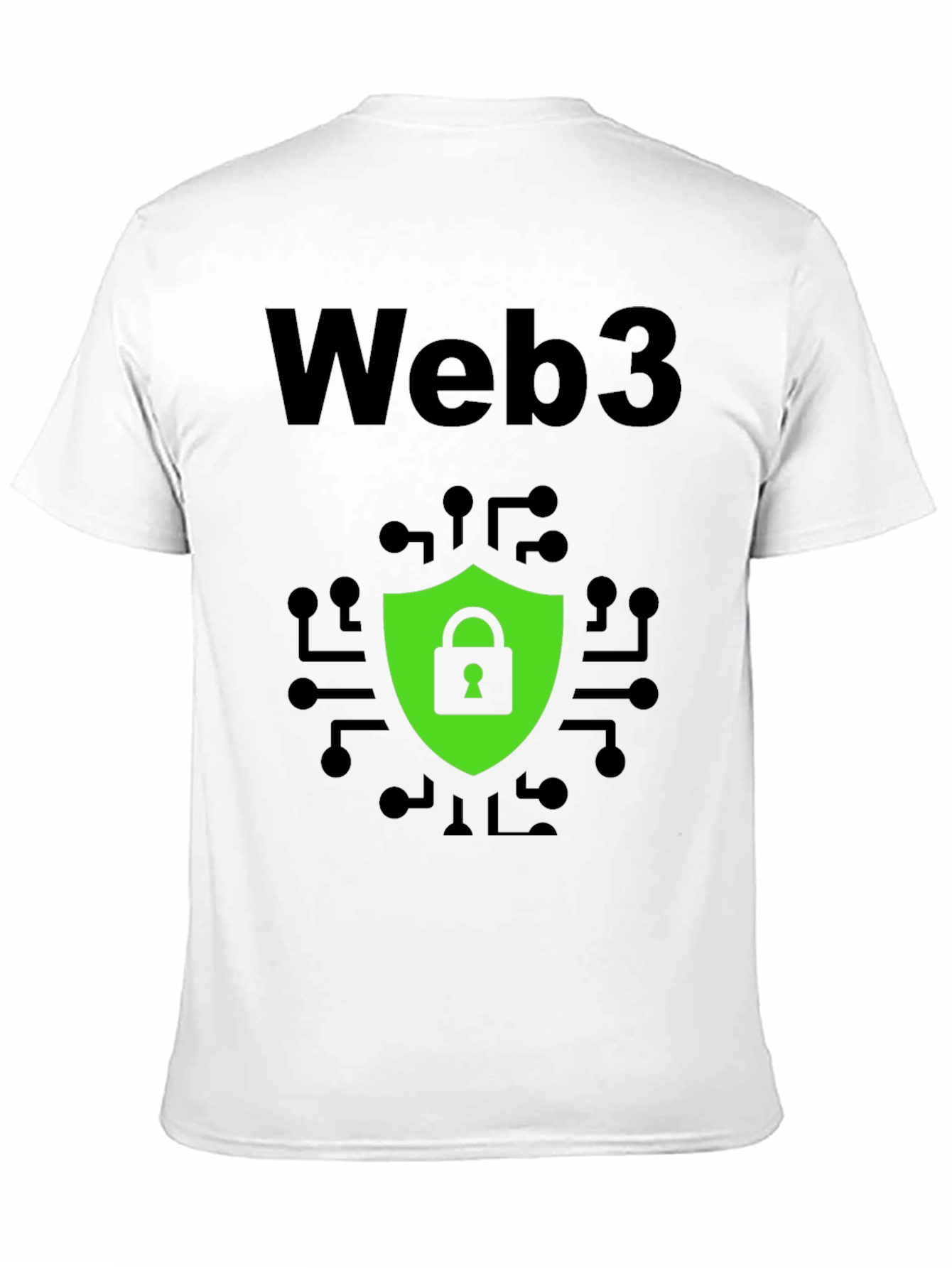Web3 Security Graphic Tee - Modern Tech Style