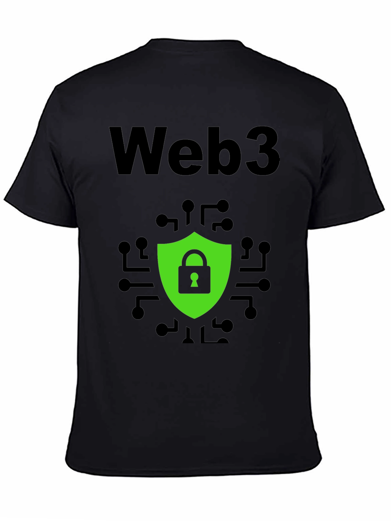 Web3 Security Graphic Tee - Modern Tech Style