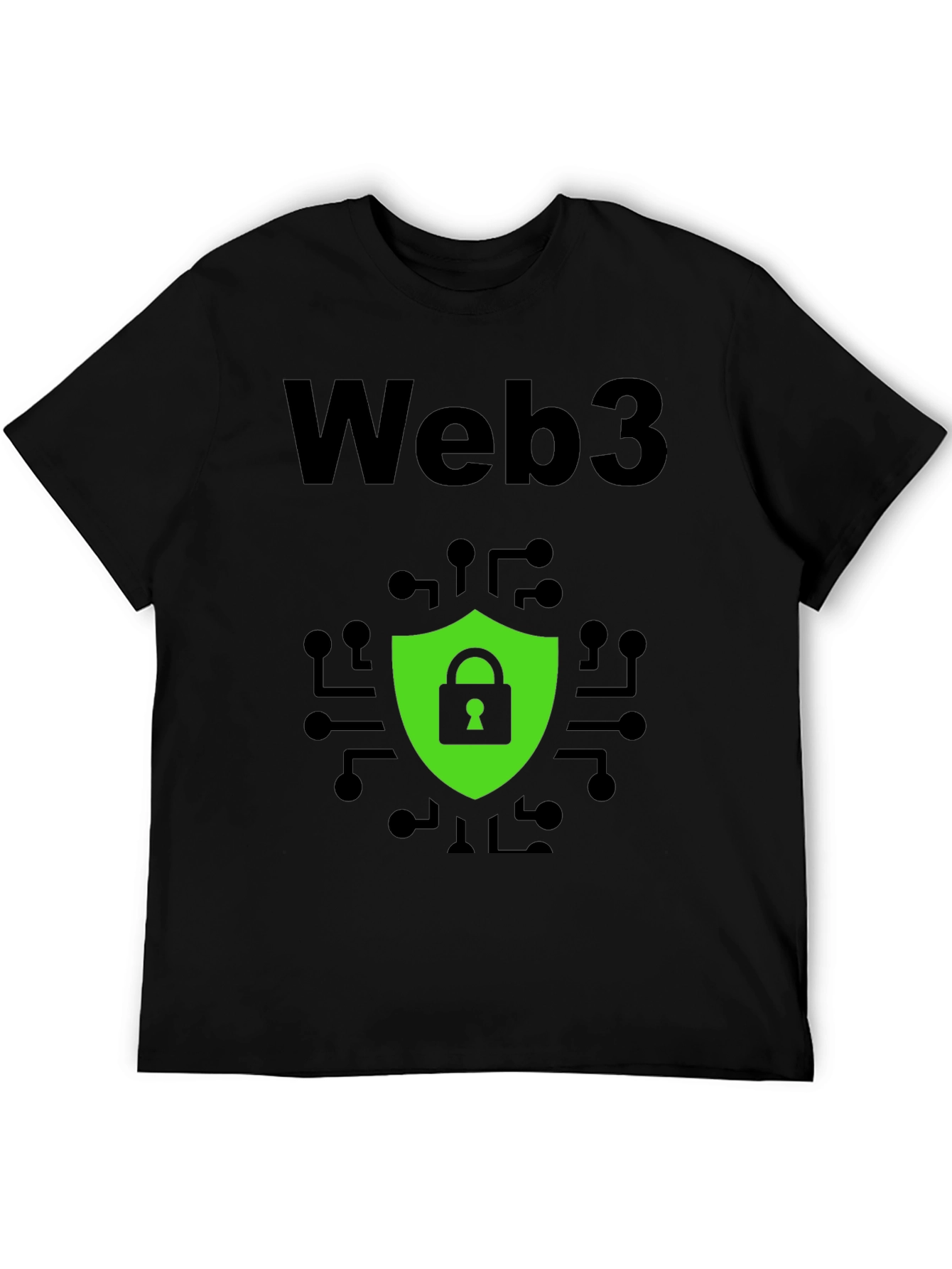 Web3 Security Graphic Tee - Modern Tech Style