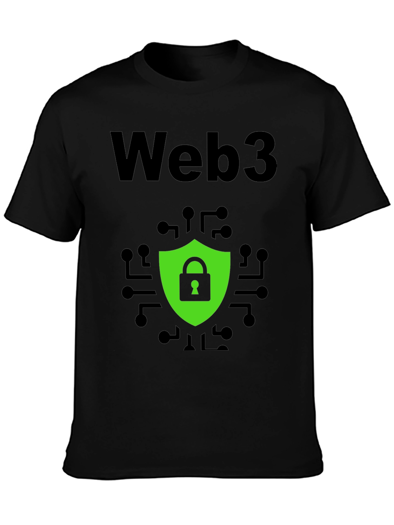 Web3 Security Graphic Tee - Modern Tech Style
