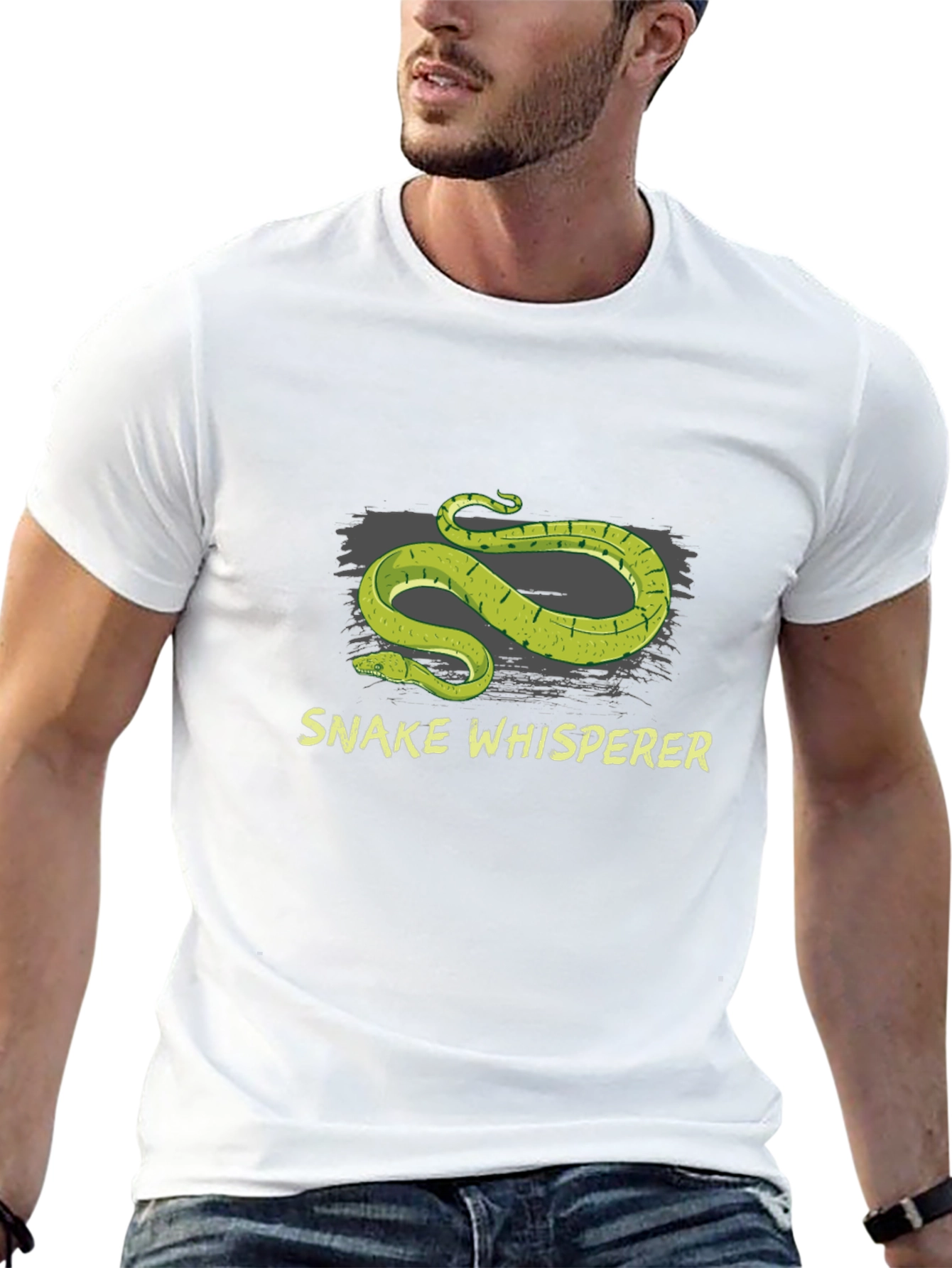 Snake Whisperer Graphic Tee - Unique Reptile Lover Shirt