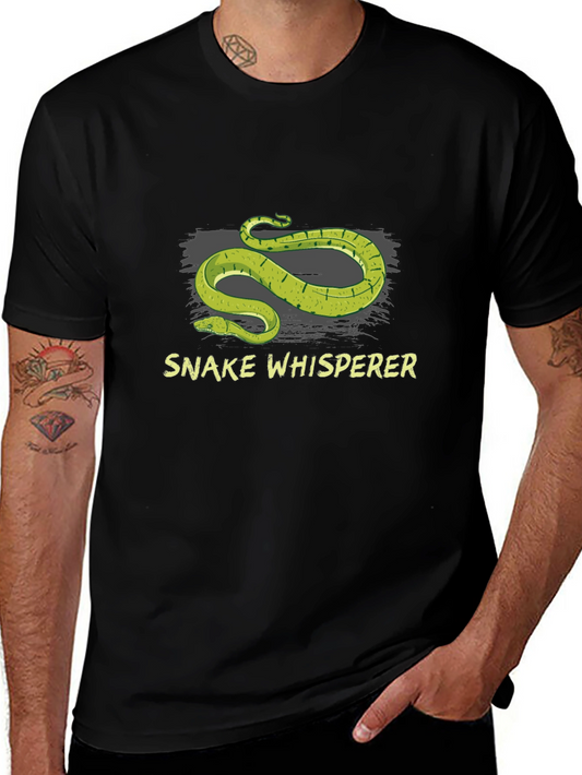 Snake Whisperer Graphic Tee - Unique Reptile Lover Shirt