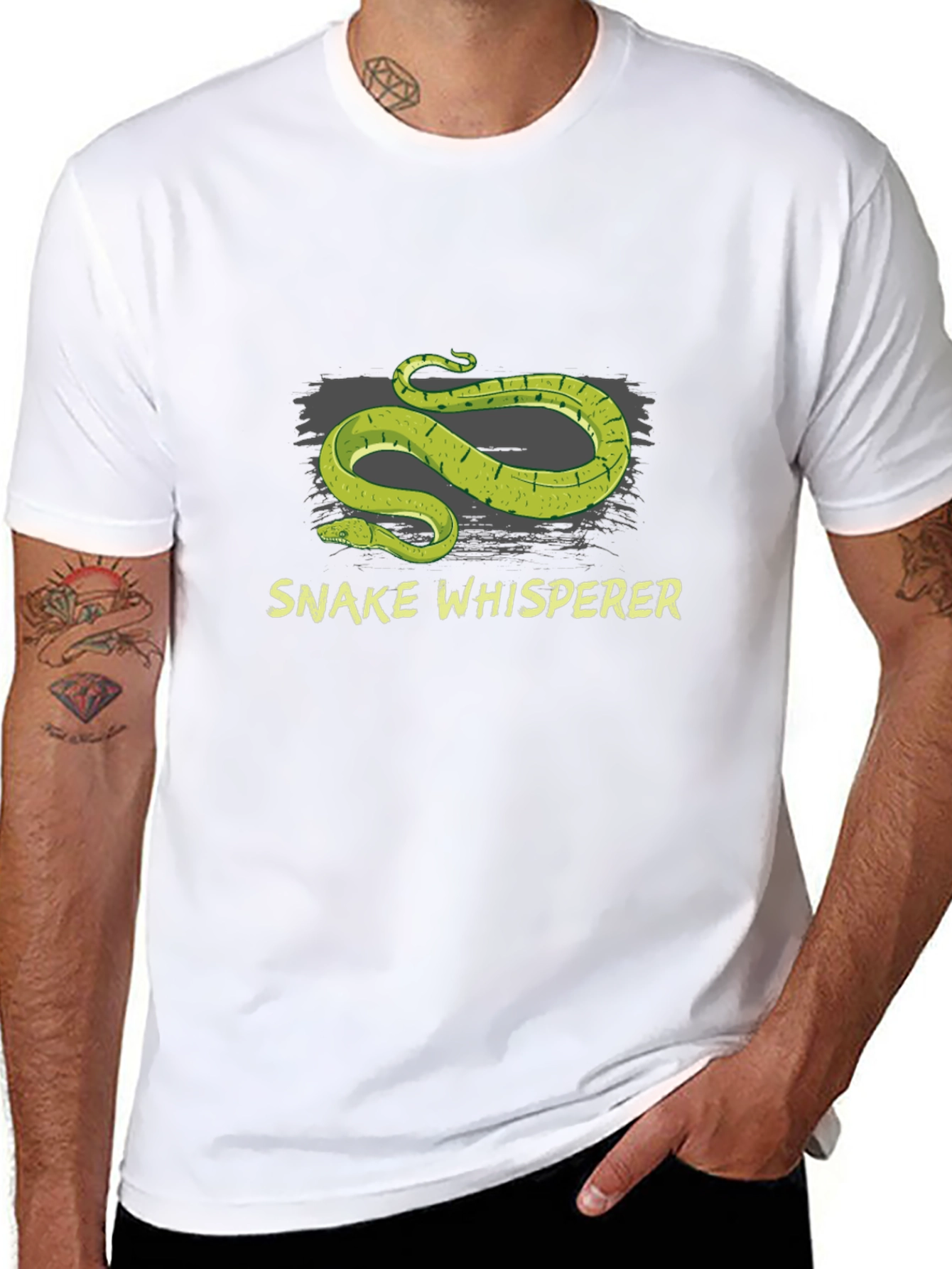 Snake Whisperer Graphic Tee - Unique Reptile Lover Shirt