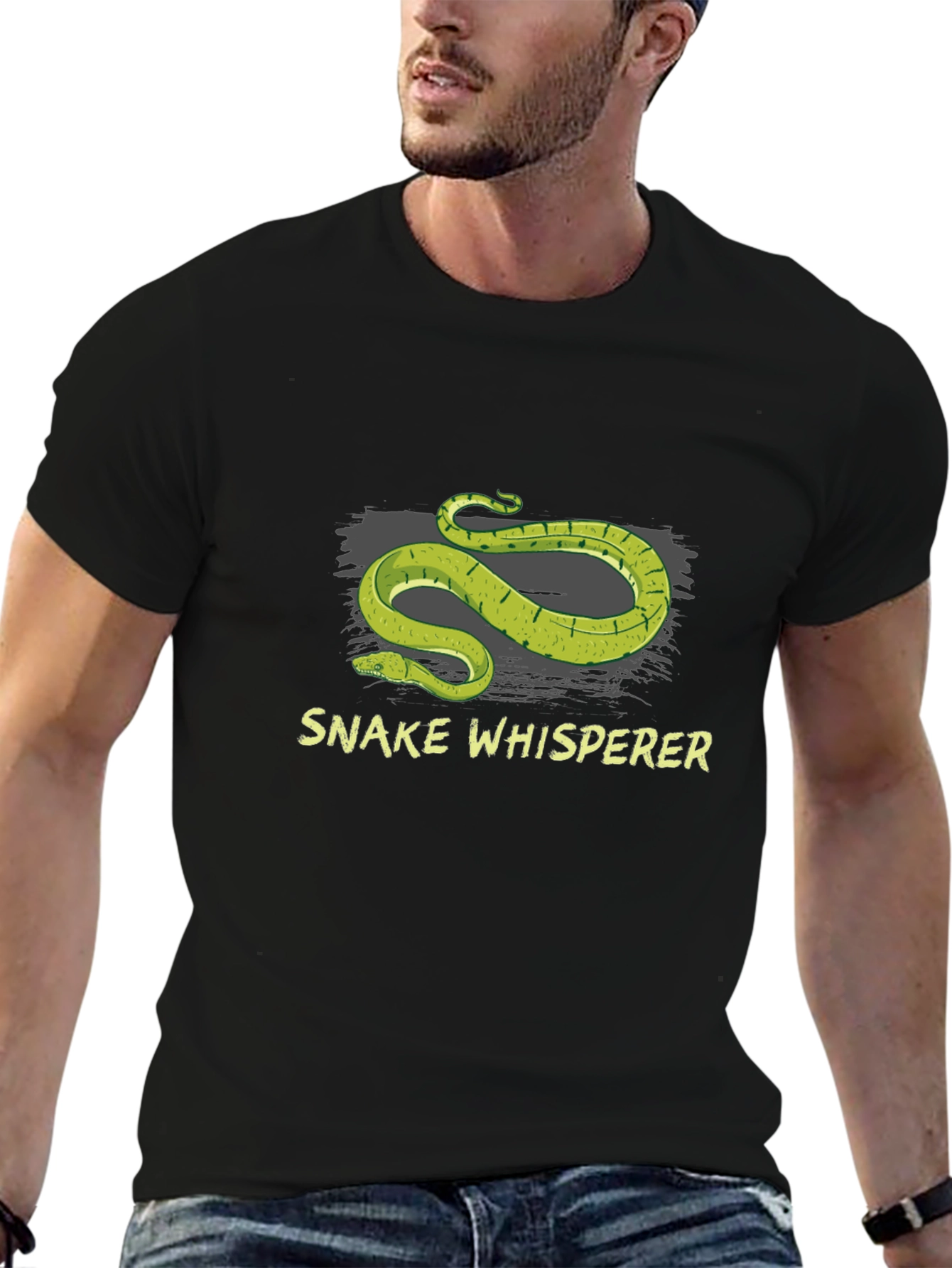 Snake Whisperer Graphic Tee - Unique Reptile Lover Shirt