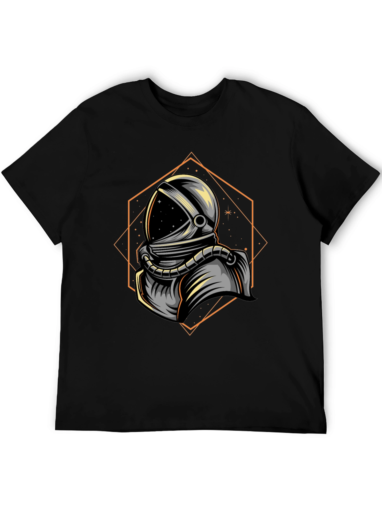 Astronaut Helmet Graphic Tee - Space Enthusiast T-Shirt