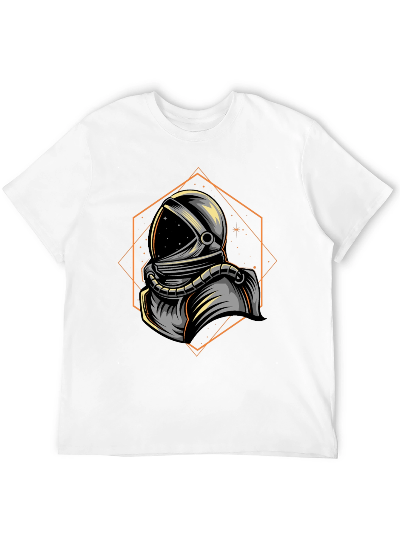 Astronaut Helmet Graphic Tee - Space Enthusiast T-Shirt