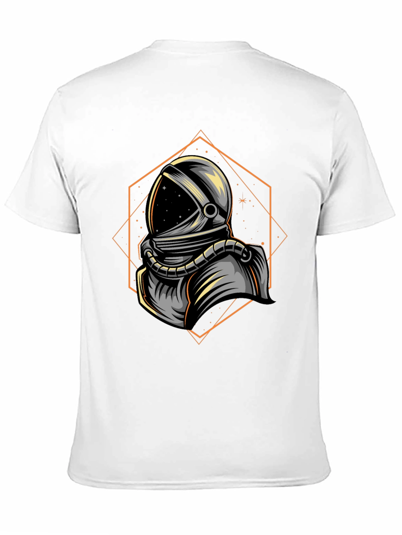 Astronaut Helmet Graphic Tee - Space Enthusiast T-Shirt