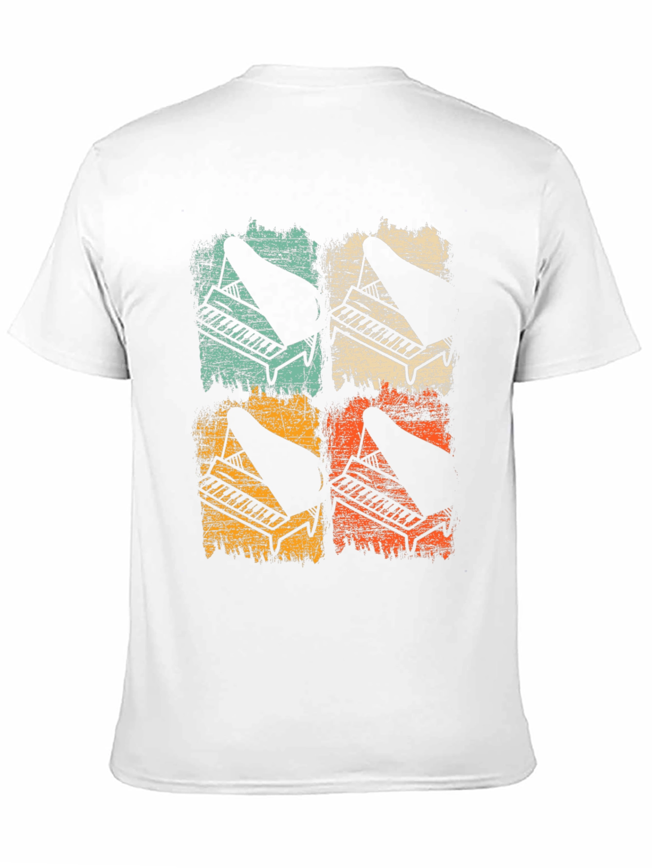 Retro Piano T-Shirt - Musical Instrument Tee