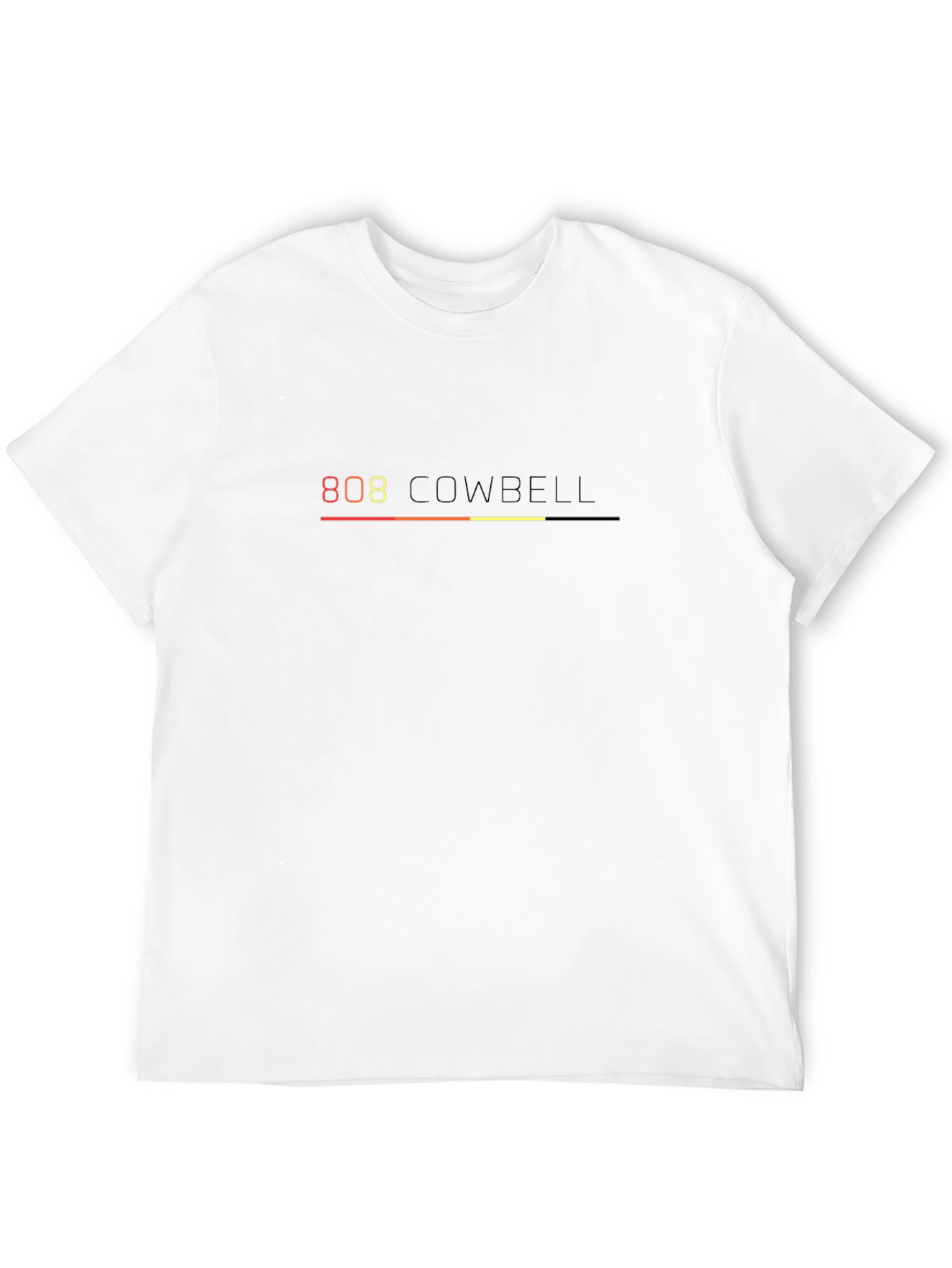 808 Cowbell Graphic Black T-Shirt