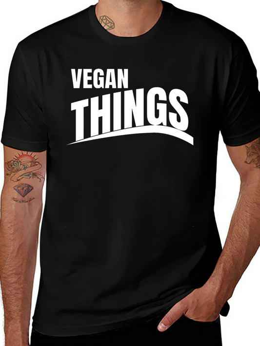 Vegan Things Black T-Shirt