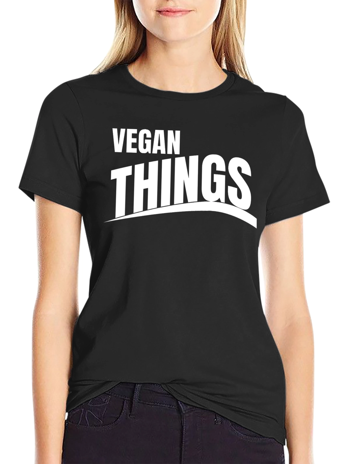 Vegan Things Black T-Shirt