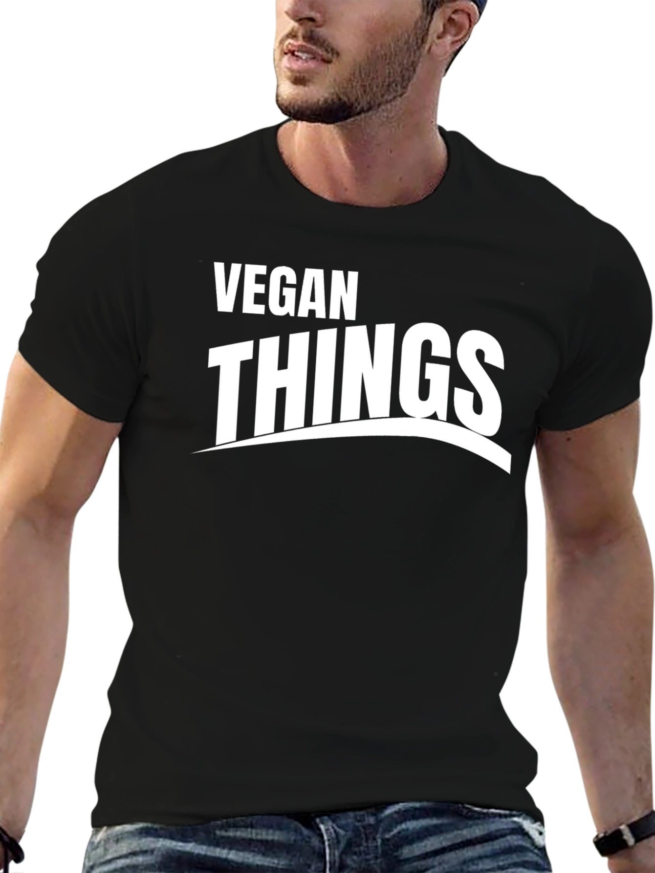 Vegan Things Black T-Shirt