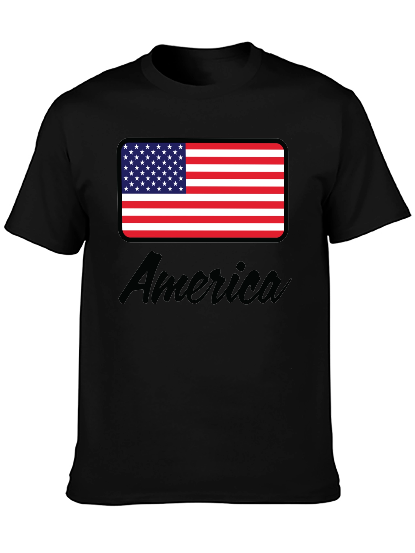 American Flag Graphic Tee - Patriotic Style