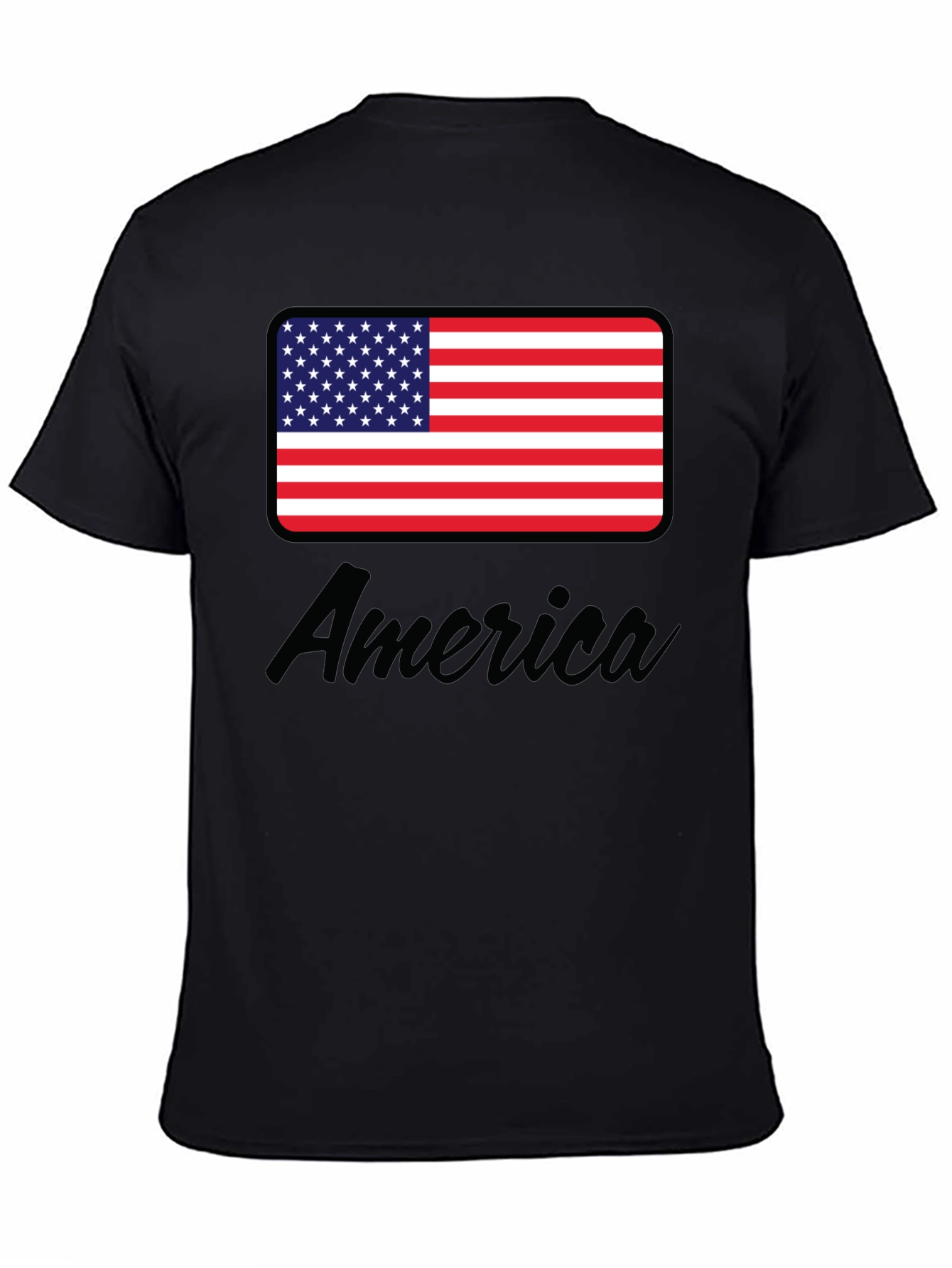 American Flag Graphic Tee - Patriotic Style