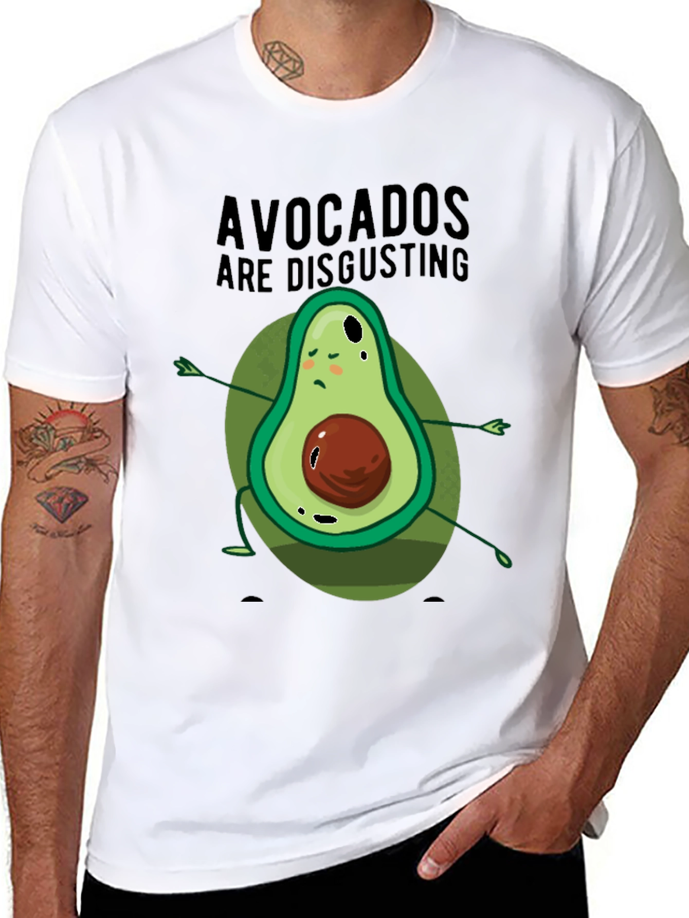 Avocados Are Disgusting Graphic T-Shirt