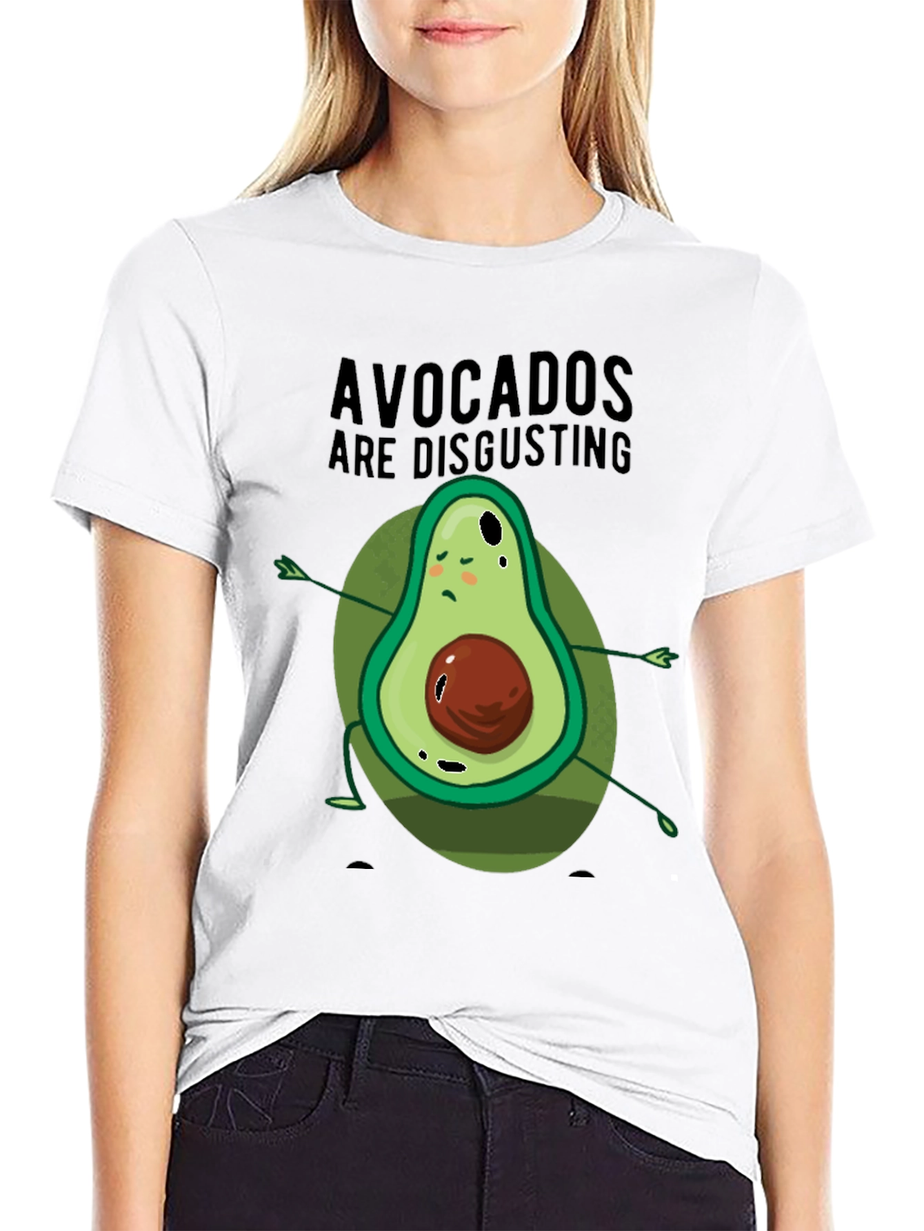 Avocados Are Disgusting Graphic T-Shirt