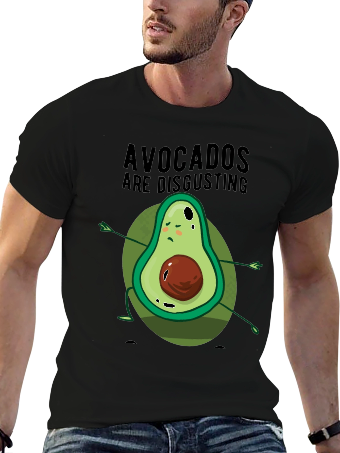 Avocados Are Disgusting Graphic T-Shirt