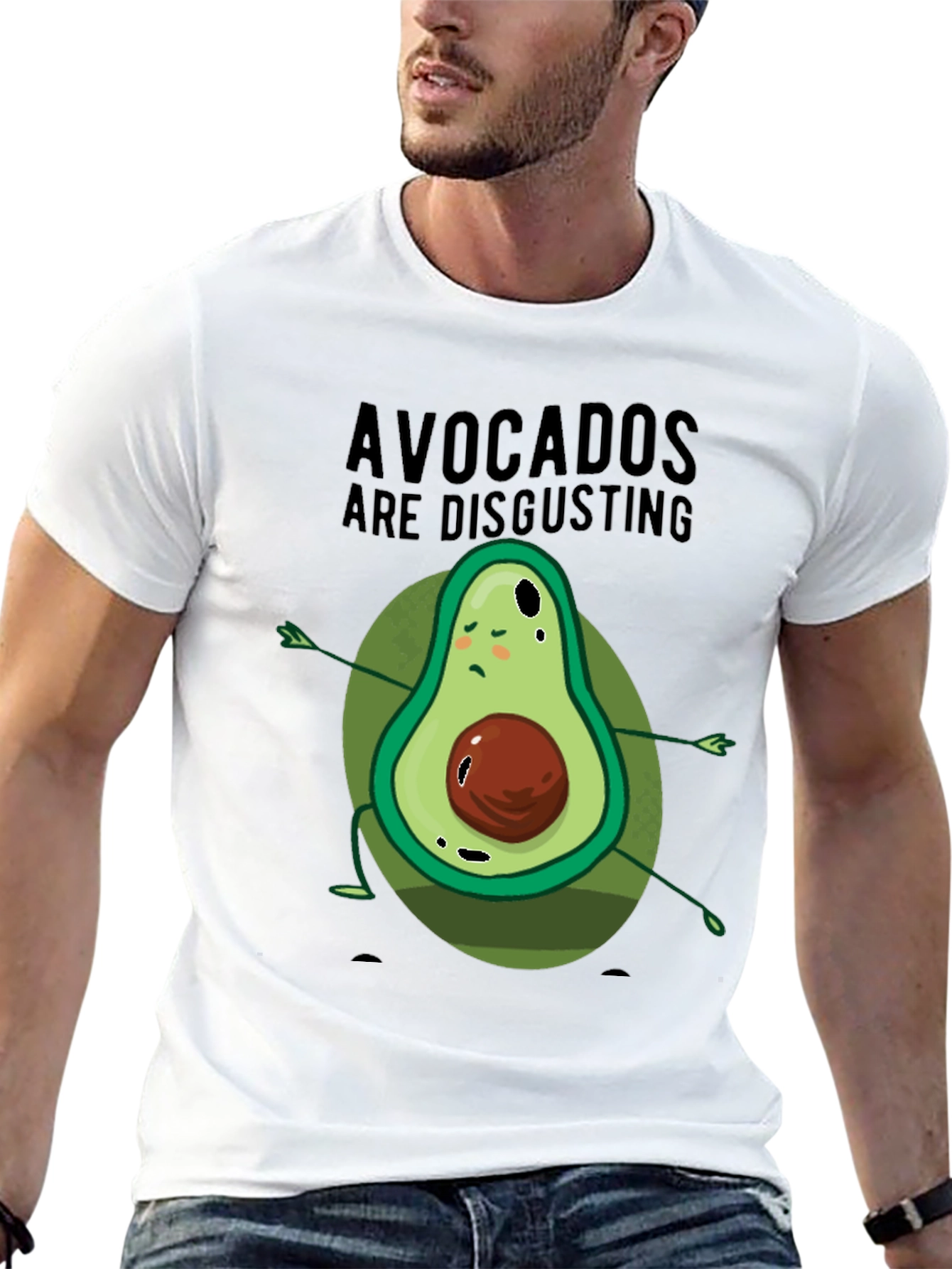 Avocados Are Disgusting Graphic T-Shirt