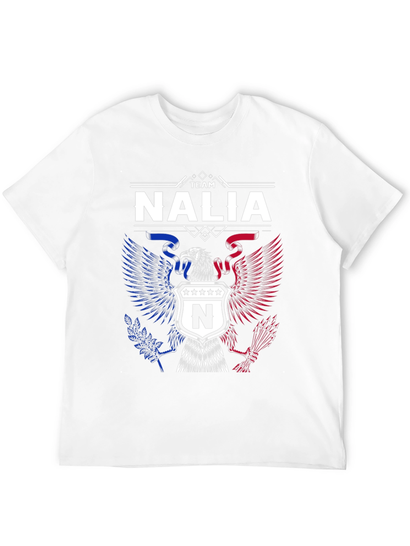 Team Nalia Eagle Graphic Tee - Patriotic Design