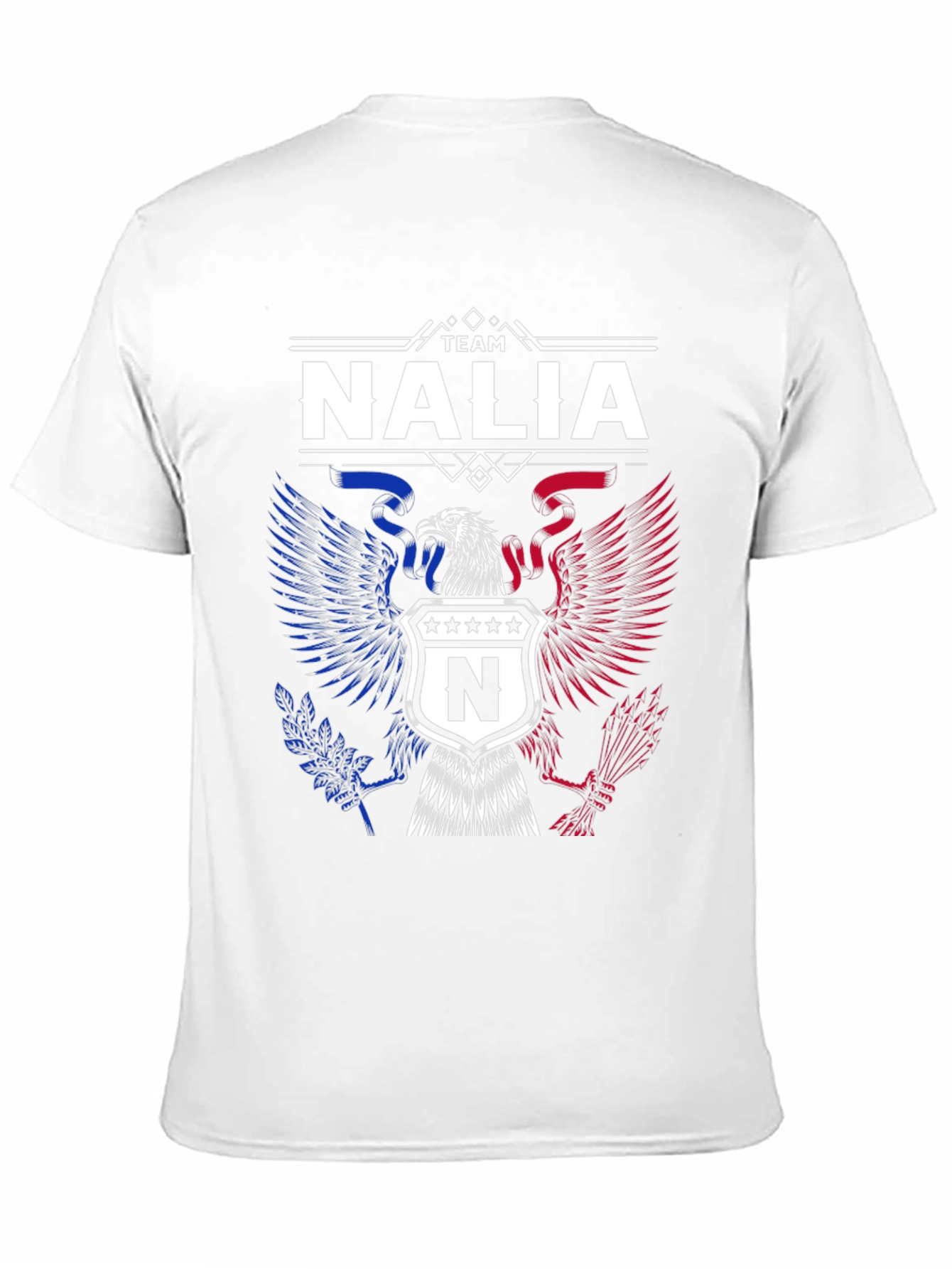 Team Nalia Eagle Graphic Tee - Patriotic Design