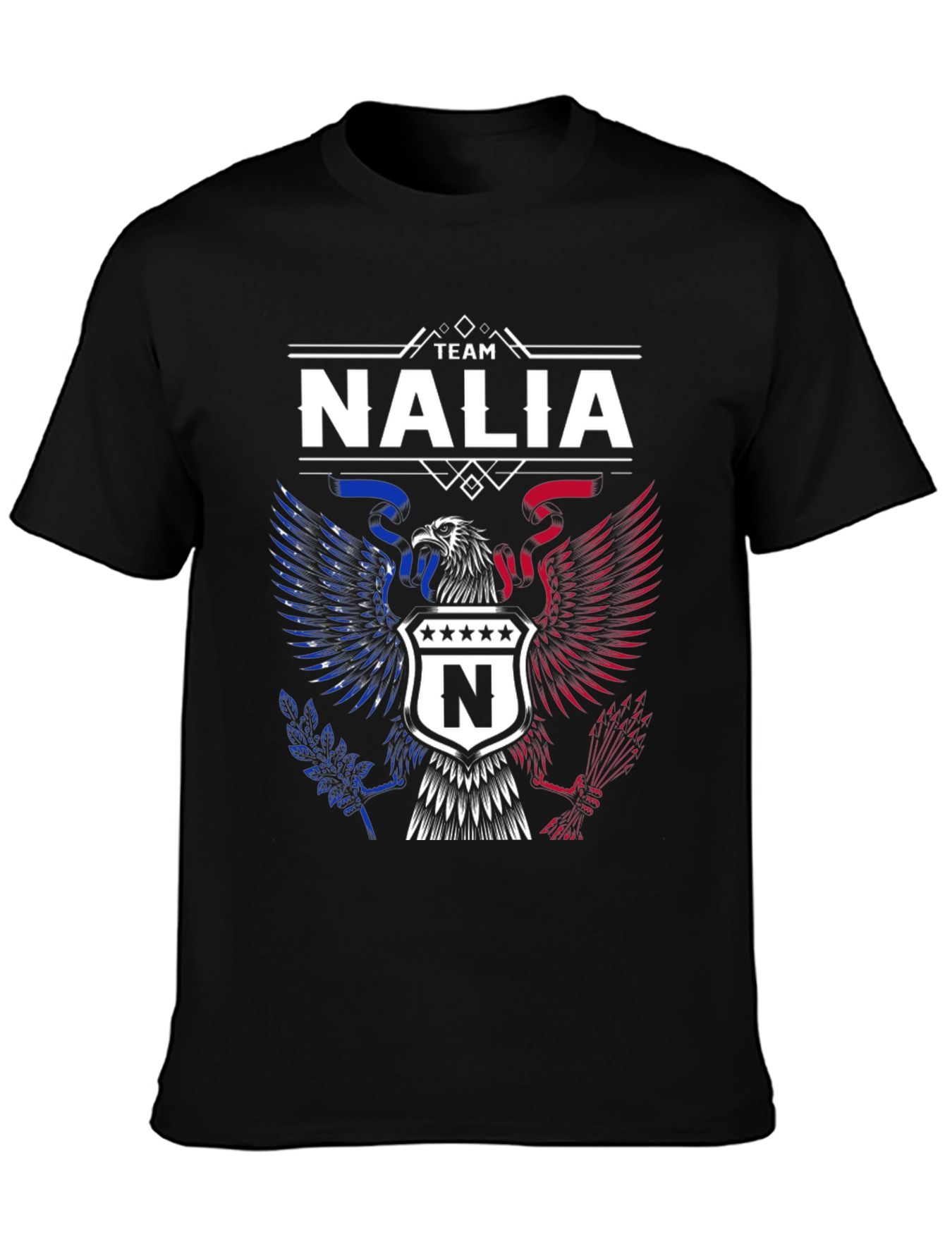 Team Nalia Eagle Graphic Tee - Patriotic Design
