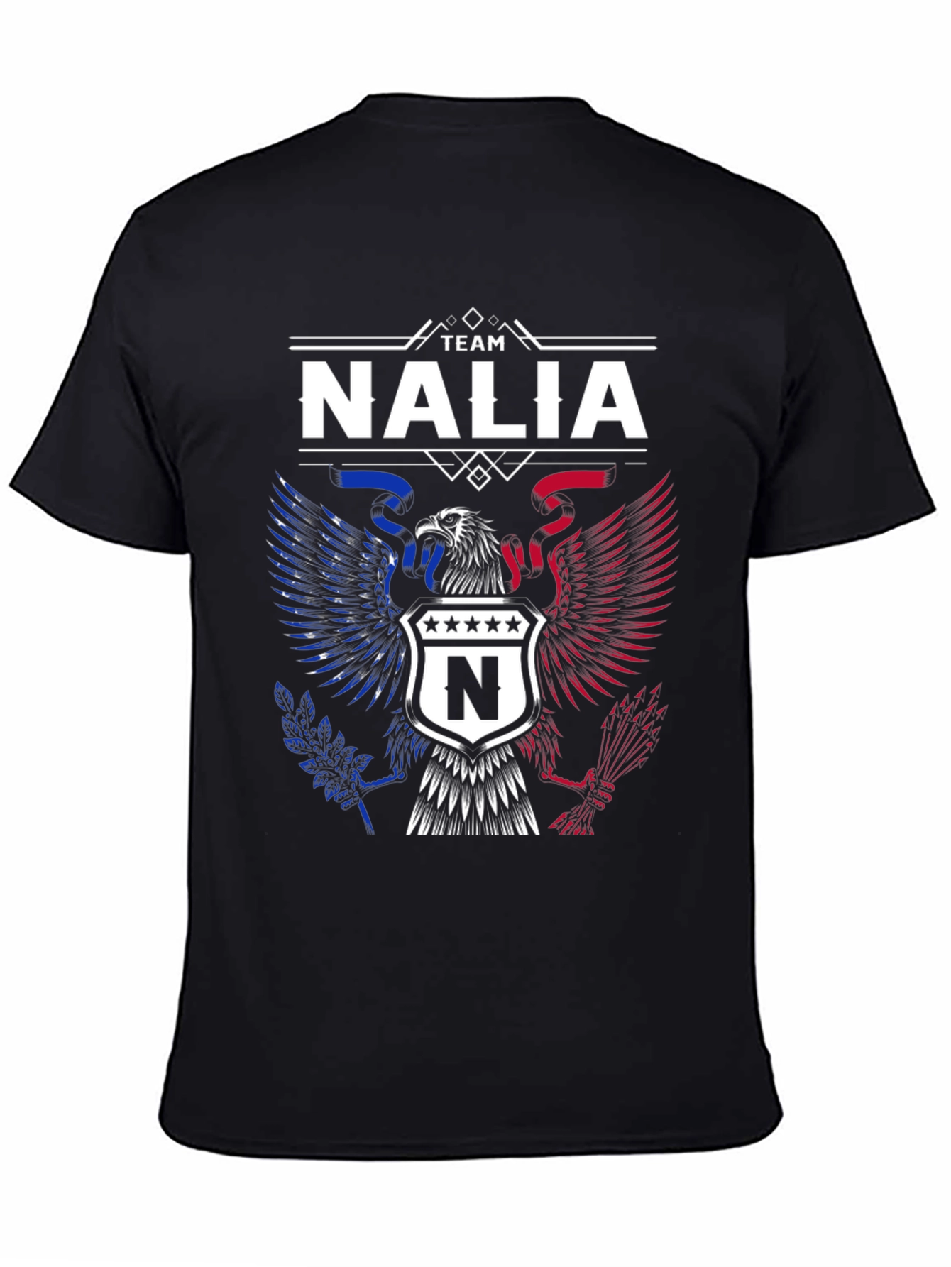 Team Nalia Eagle Graphic Tee - Patriotic Design