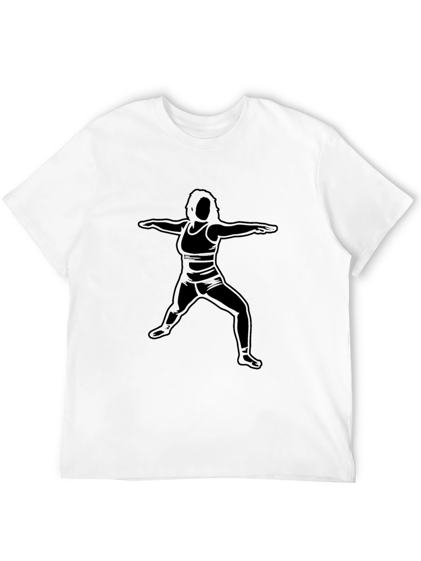 Yoga Pose Graphic Tee - Casual Comfort