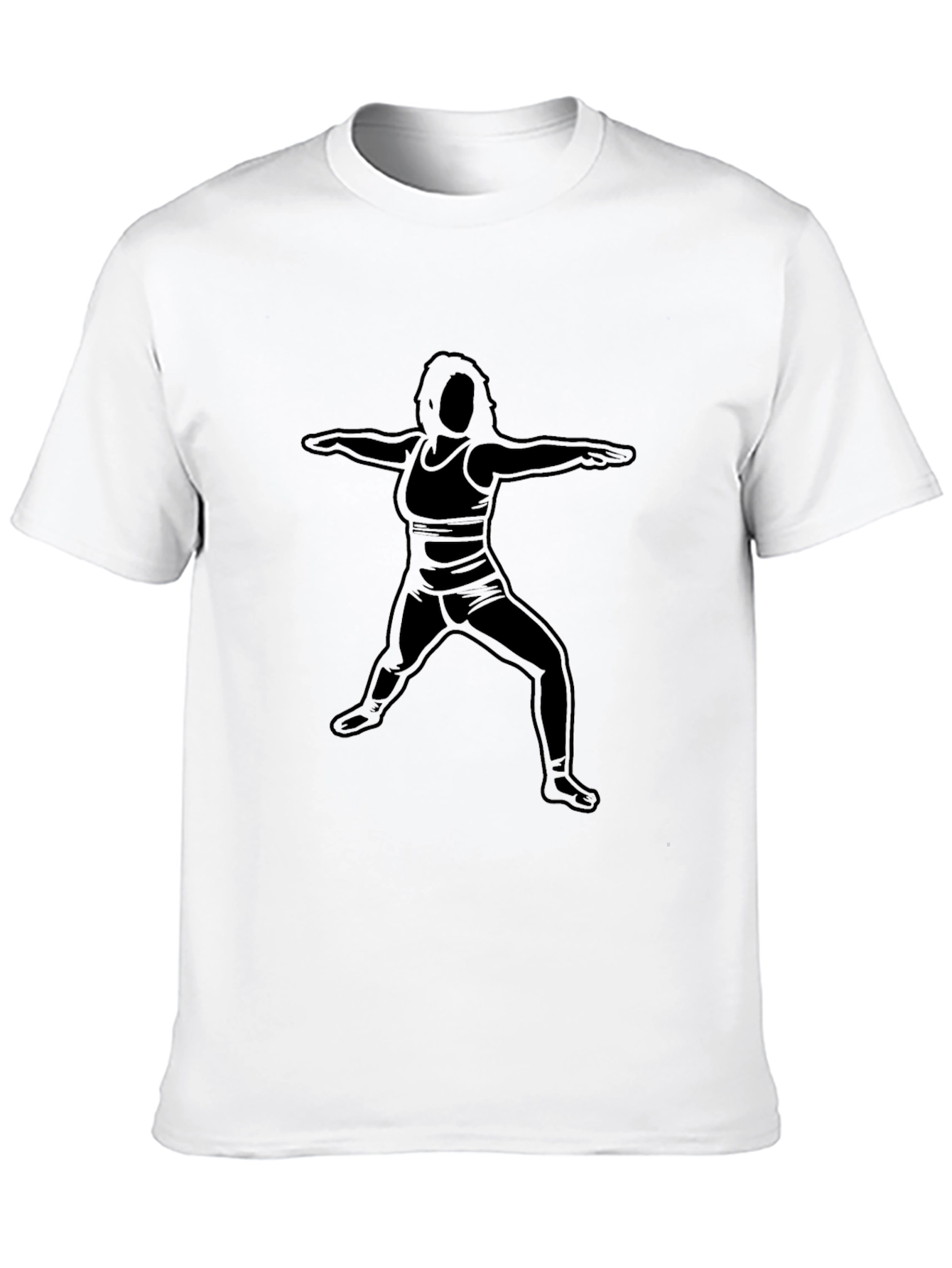 Yoga Pose Graphic Tee - Casual Comfort