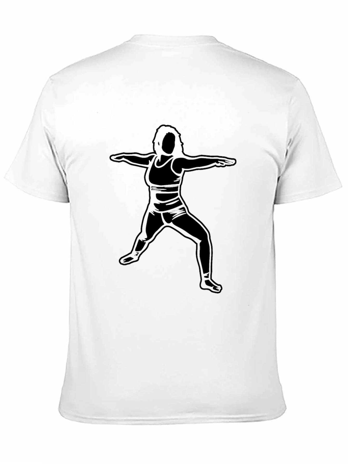 Yoga Pose Graphic Tee - Casual Comfort