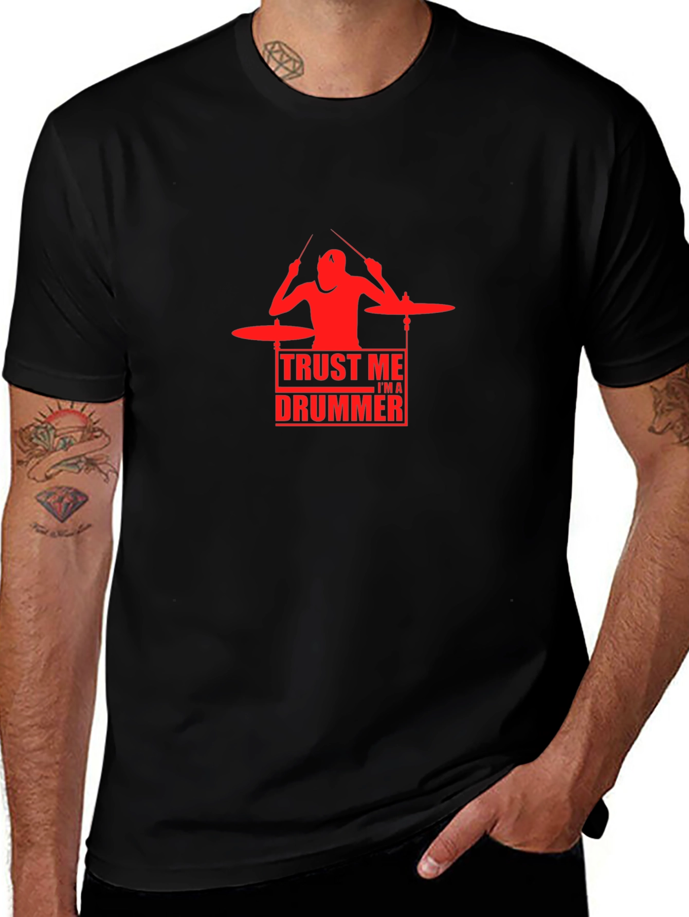 Trust Me Im A Drummer Graphic T-Shirt
