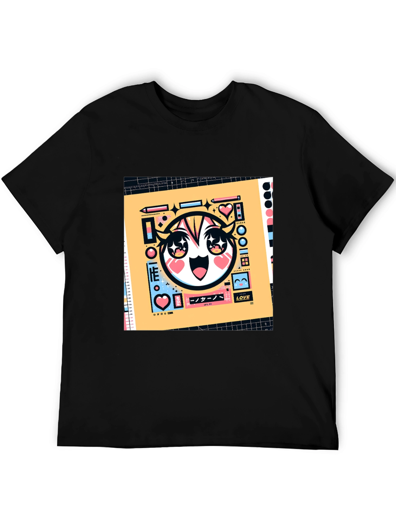 Anime Graphic Tee - Unique Cartoon Design