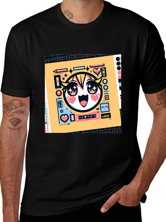 Anime Graphic Tee - Unique Cartoon Design