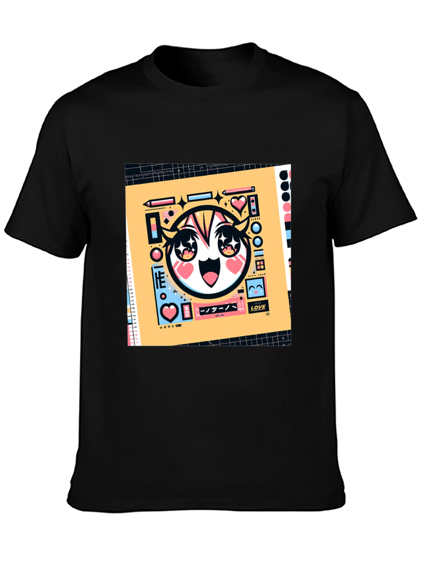 Anime Graphic Tee - Unique Cartoon Design