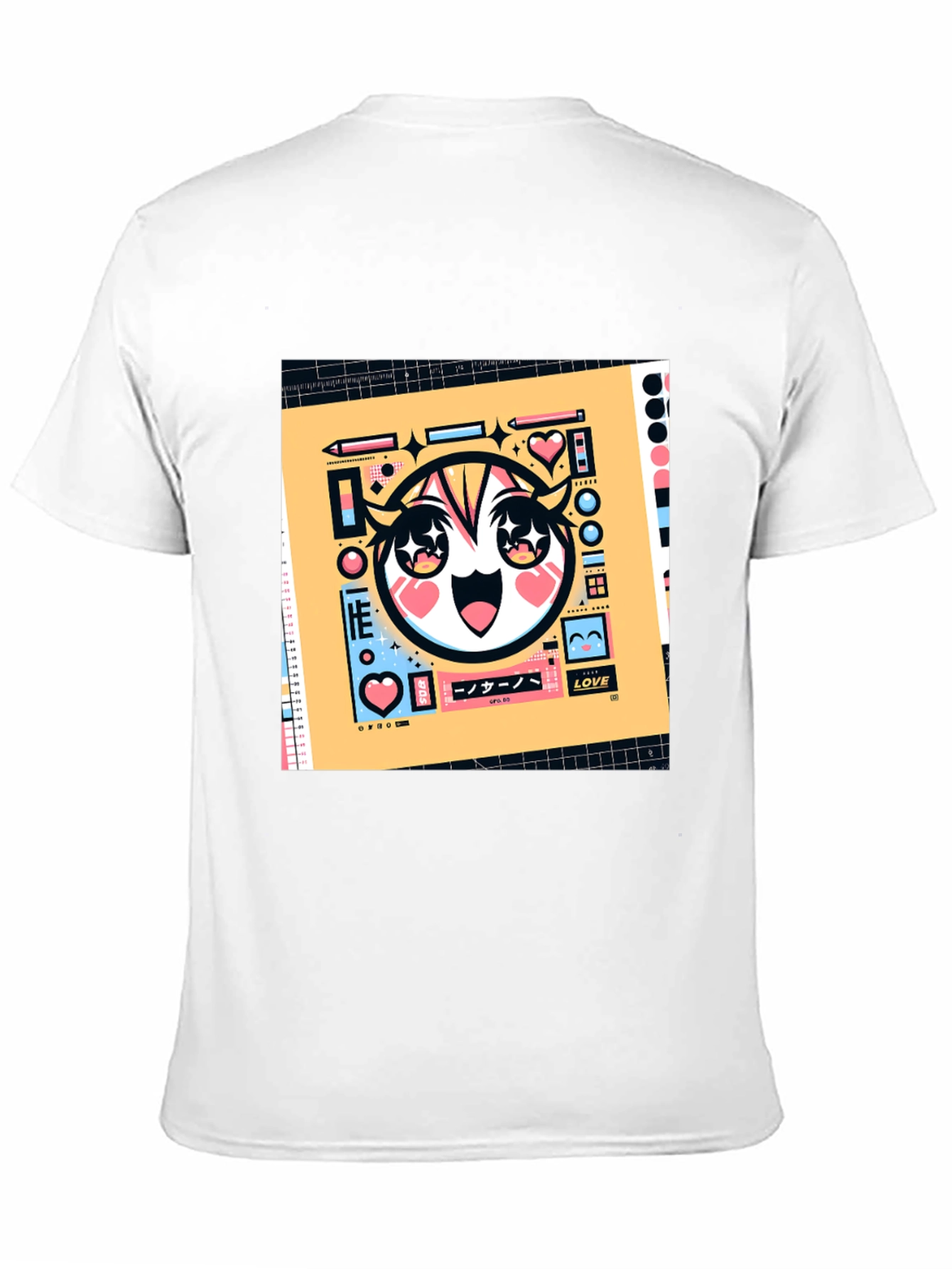 Anime Graphic Tee - Unique Cartoon Design