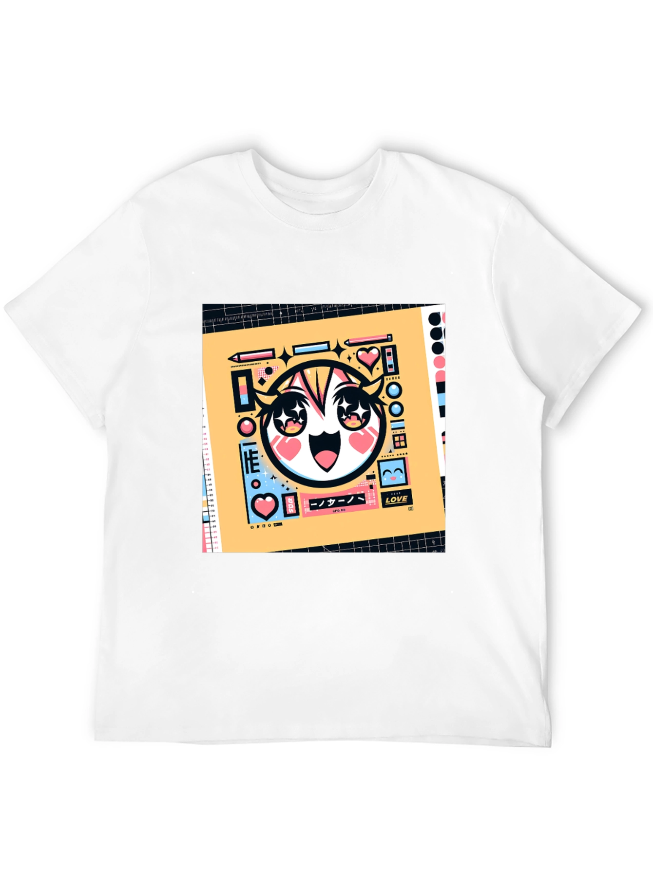 Anime Graphic Tee - Unique Cartoon Design