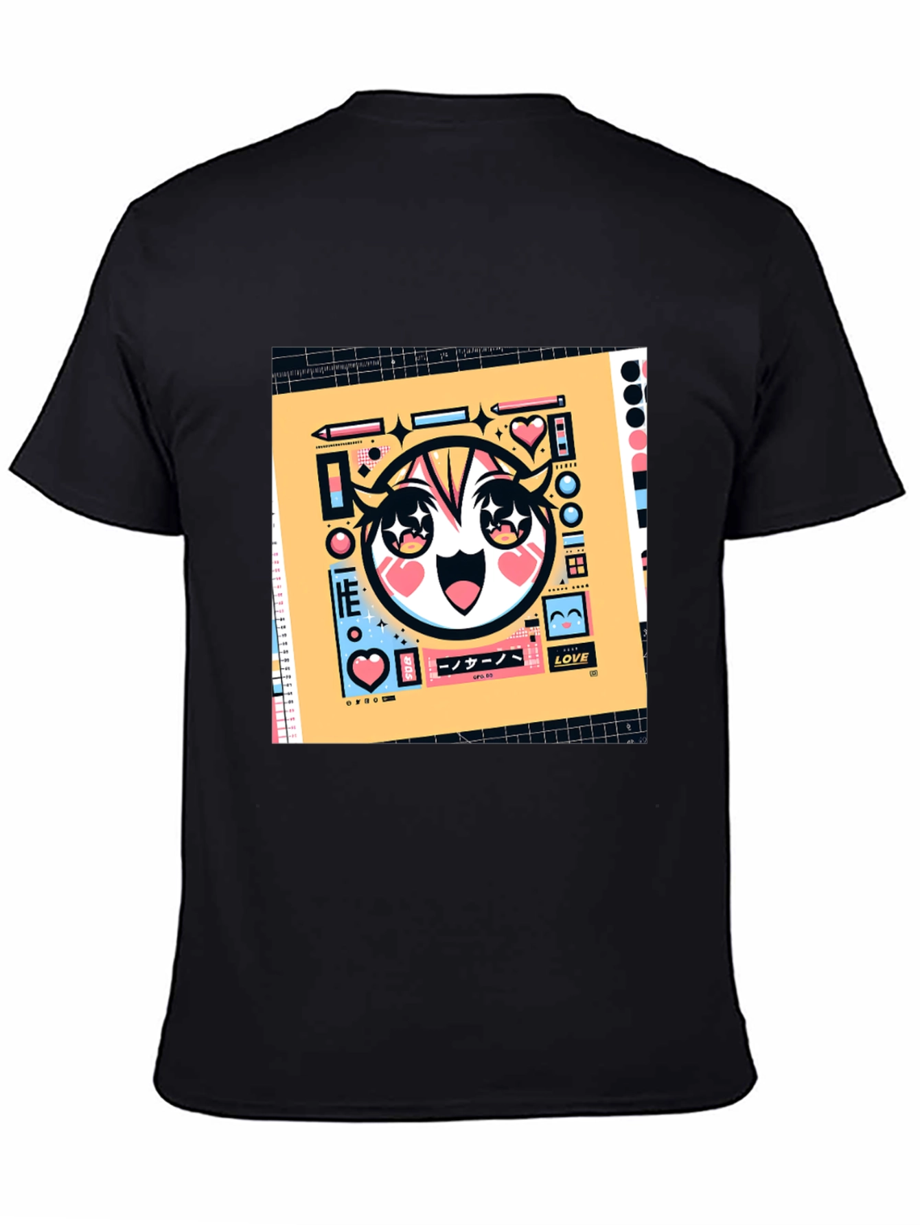 Anime Graphic Tee - Unique Cartoon Design