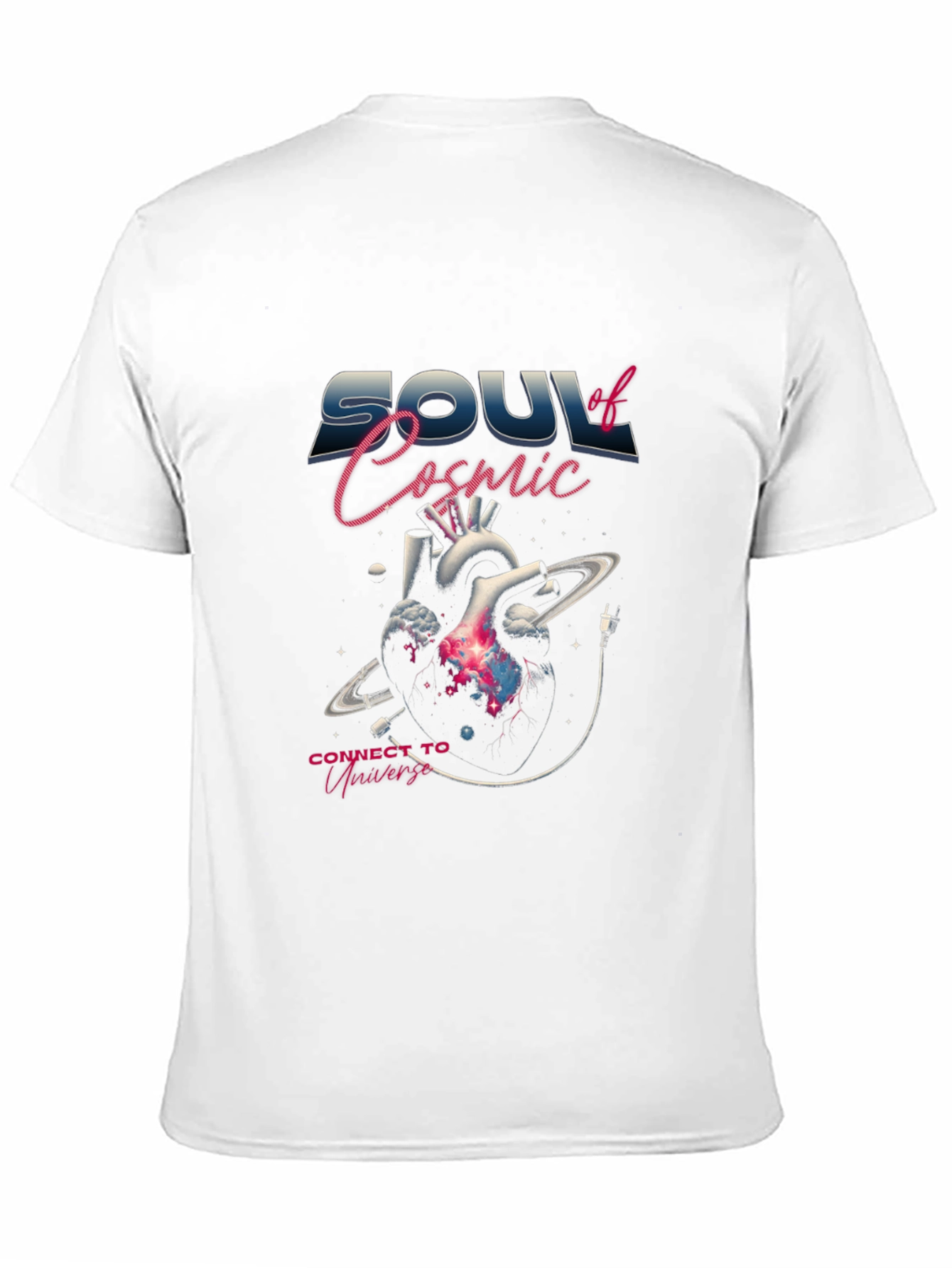 Soul of Cosmic Universe Black T-Shirt