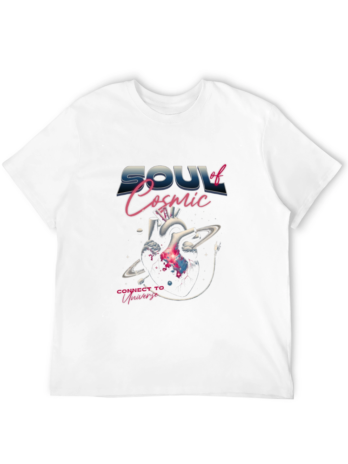Soul of Cosmic Universe Black T-Shirt