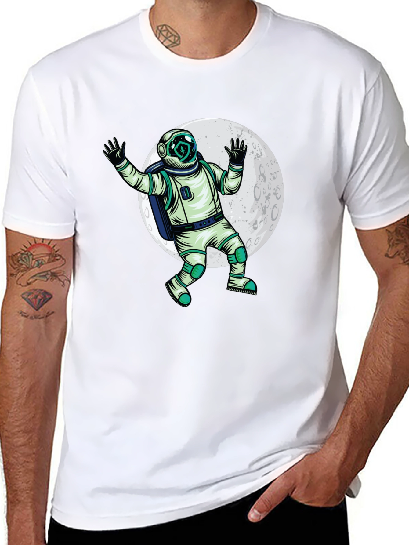 Astronaut on the Moon T-Shirt