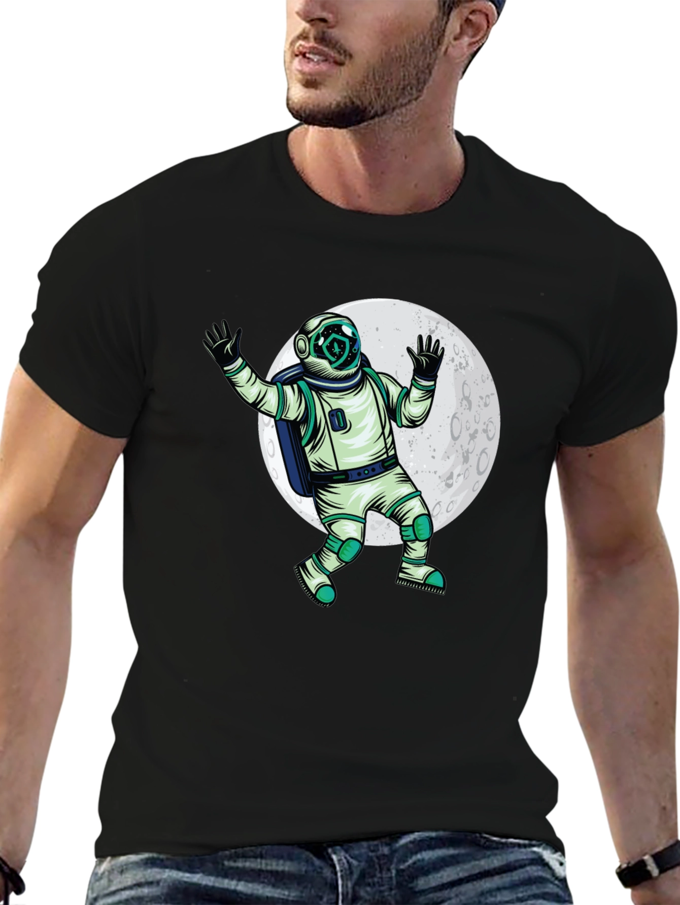 Astronaut on the Moon T-Shirt